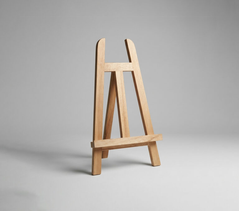 Easel display kayu untuk kebutuhan display estetik