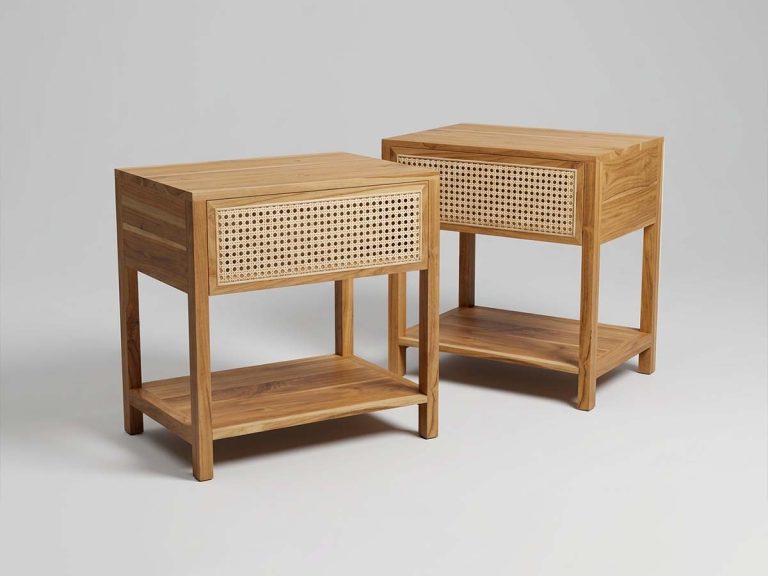 Nakas Bedside Table modern minimalis kayu alami